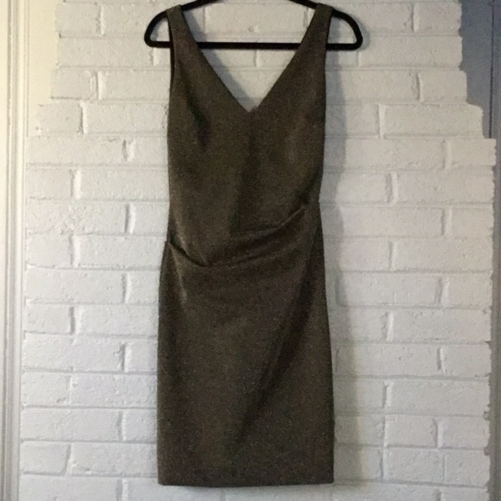 Black/Gold Nicole Miller Cocktail Dress